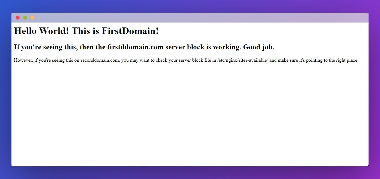 first-domain