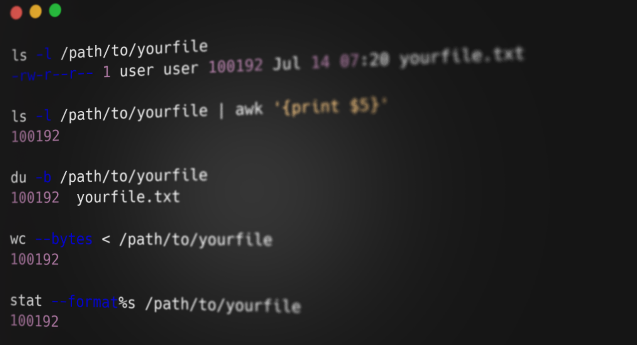 Linux CLI: 5 ways to get file size in bytes
